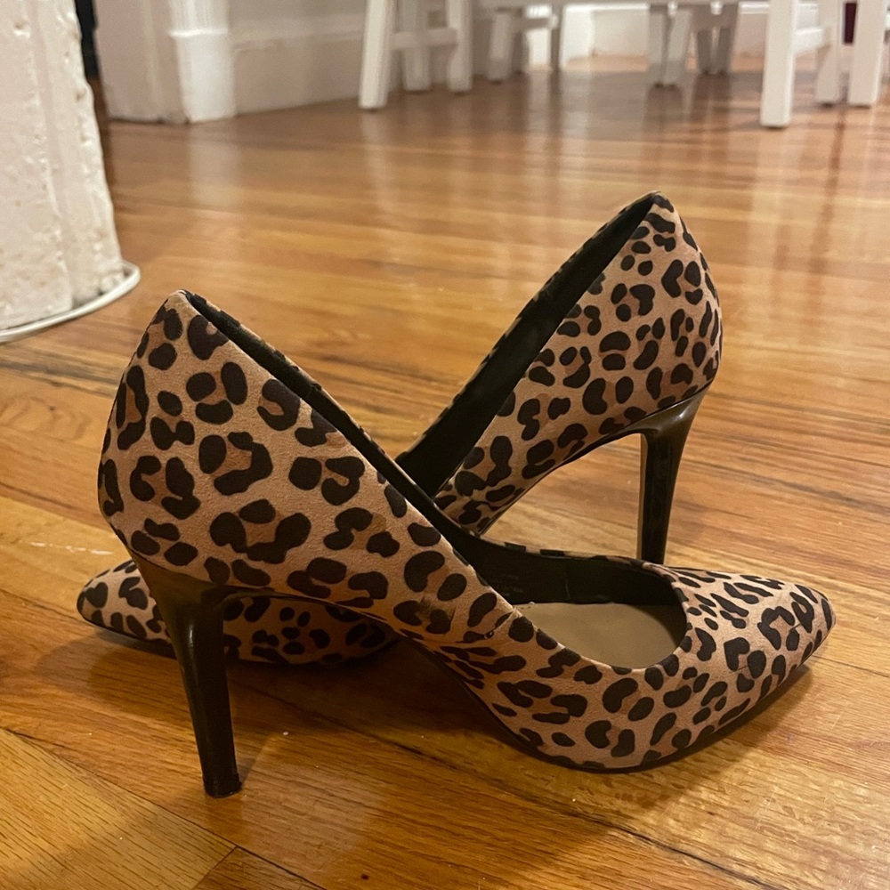 Cheetah print heels